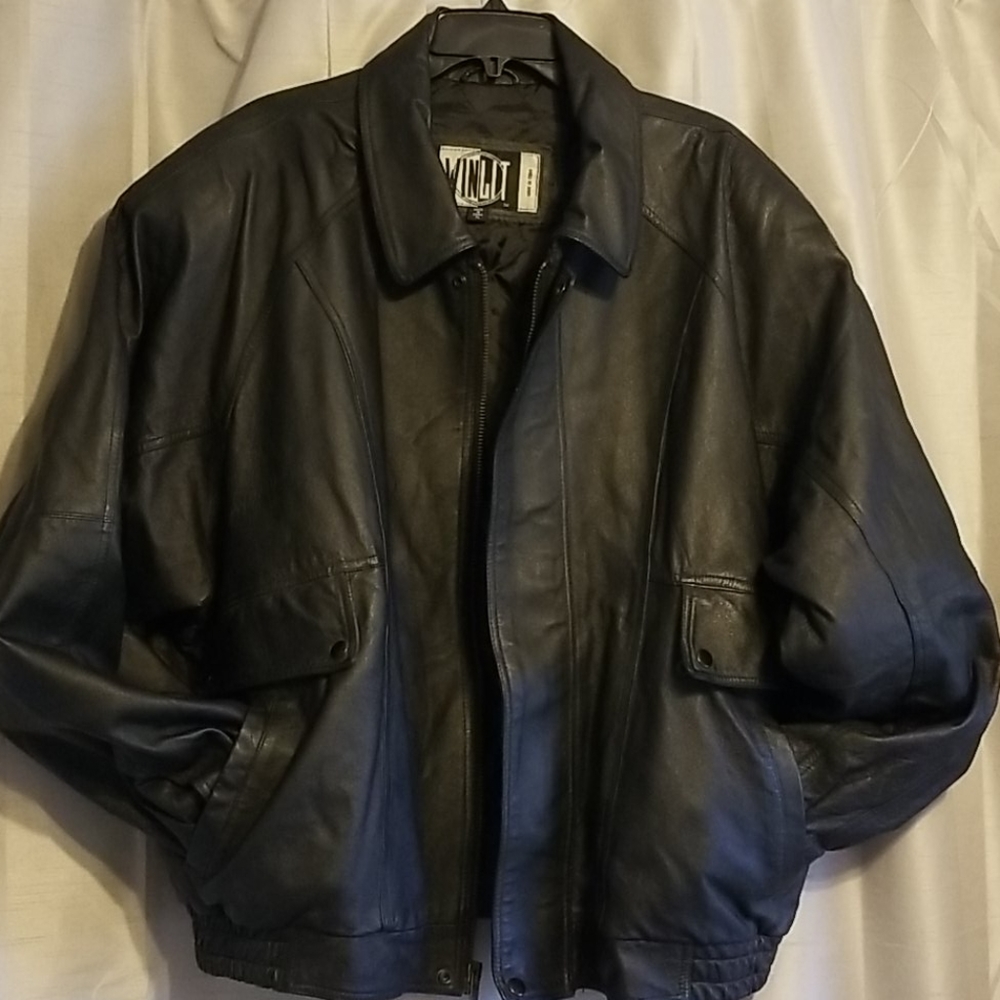 Winlit Black Leather Jacket